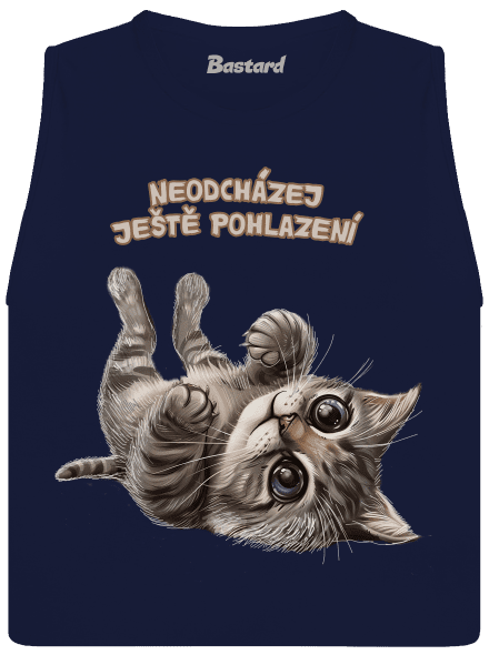 Ještě pohlazení dámské tílko volné Navy