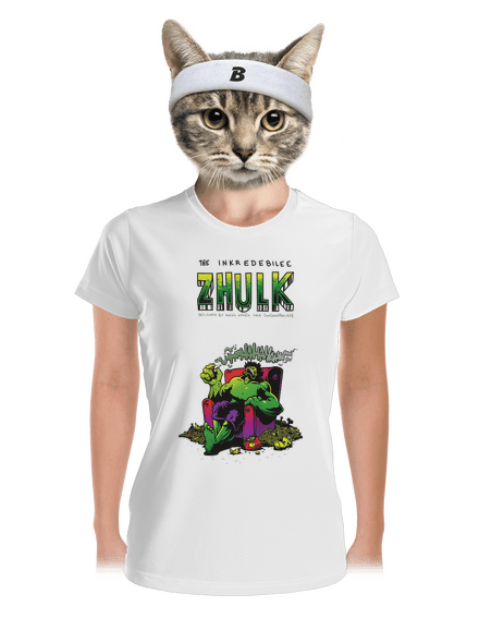 Zhulk  dámské sportovní tričko White