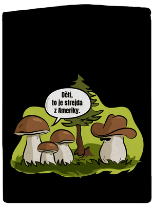 Strejda z Ameriky dámská mikina na zip Black