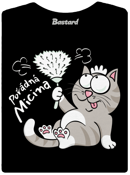 Macek a Micina dámské tričko Black