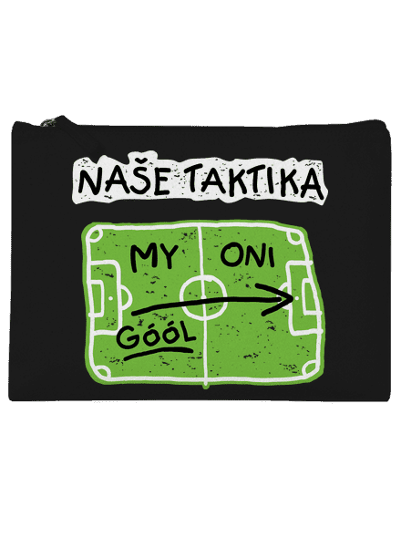Naše fotbalová taktika taštička Black