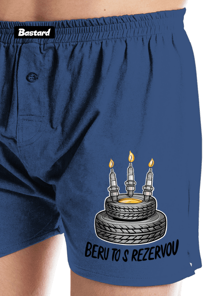 Beru to s rezervou pánské trenky Blue