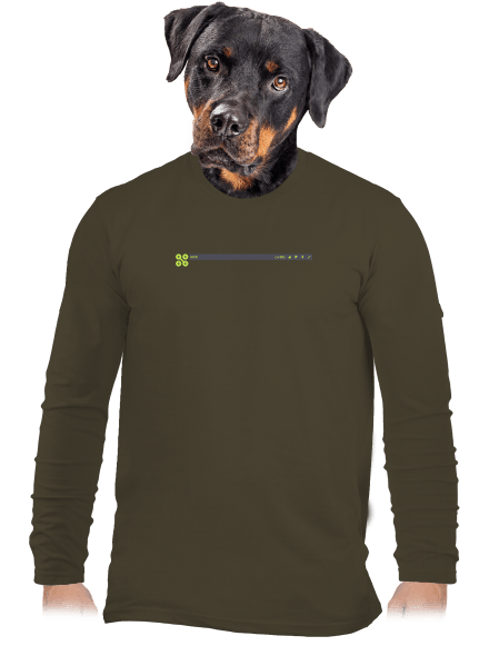 NYX lišta pánské dlouhý rukáv Urban Khaki