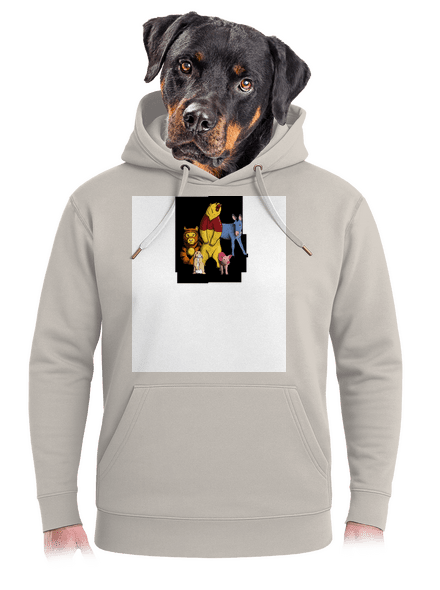 Medvěd a jeho kamarádi unisex mikina premium Pastel Macchiato