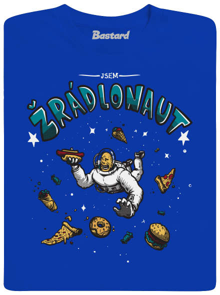 Žrádlonaut dětské tričko Royal Blue