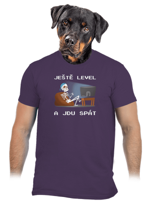 Ještě level pánské tričko Urban Purple