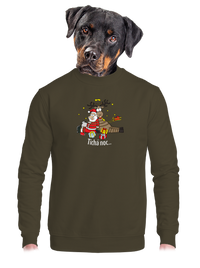 unisex mikina bez kapuce