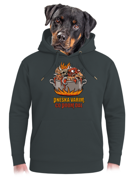 Co Doom dal unisex mikina premium Charcoal