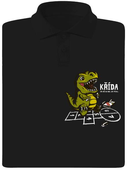 Křída pánská polokošile Black