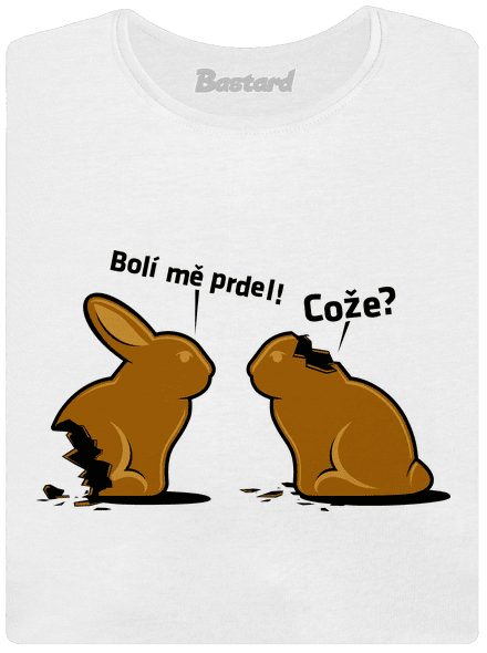 Bolí mě prdel dámské tričko s lemem White