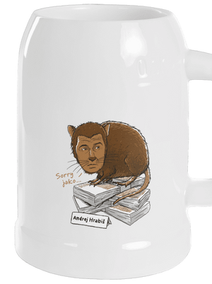 Hrabiš půllitr White