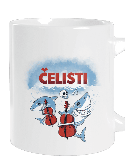 Čelisti velký hrnek White