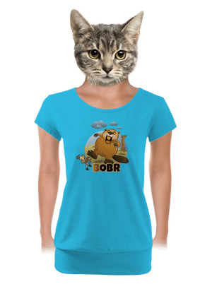 dámské tričko s lemem