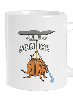 Bambi vak velký hrnek White