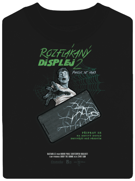 B13: Rozflákaný displej unisex mikina bez kapuce Black