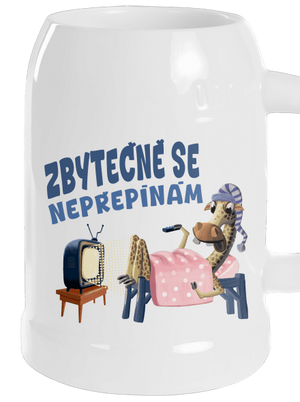 Zbytečně se nepřepínám půllitr White