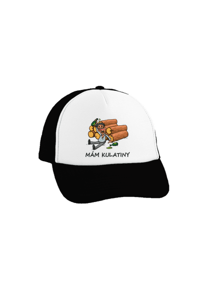 Mám kulatiny kšiltovka truckerka Black cap