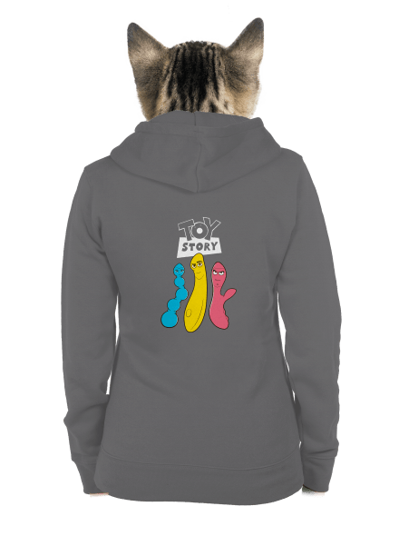 Příběh hraček dámská mikina na zip Steel Gray