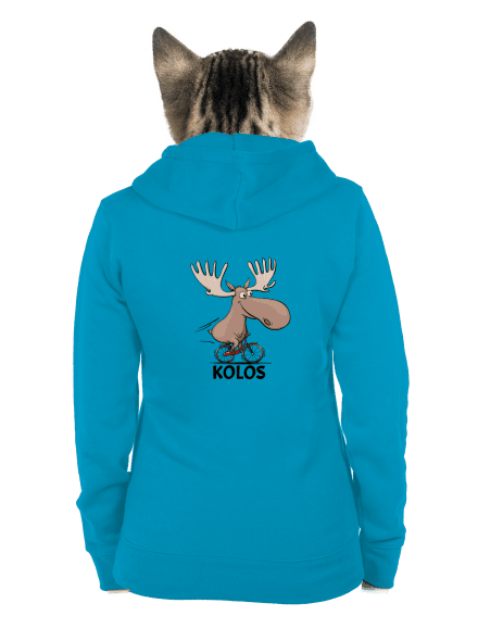 Kolos dámská mikina na zip Blue Atol