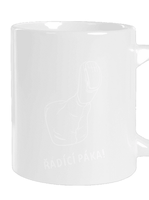 Řádící páka velký hrnek White