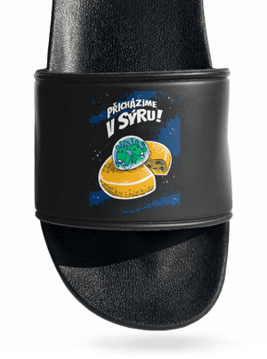 Přicházíme v sýru pantofle Black