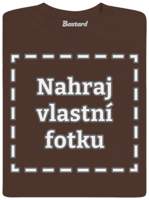 Vlastní potisk pánské tričko Brown