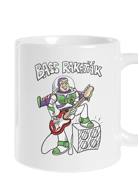 Bass Rakeťák klasický hrnek White