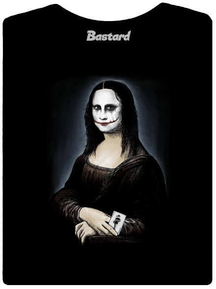 Mona Joker Lisa dámské tričko premium Black