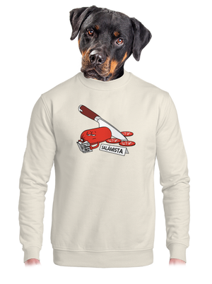 unisex mikina bez kapuce