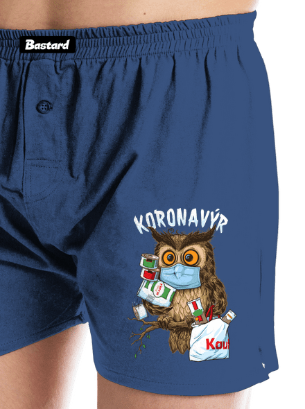 Koronavýr pánské trenky Blue