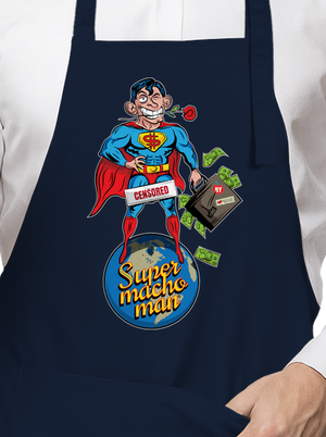 Supermachoman zástěra Navy