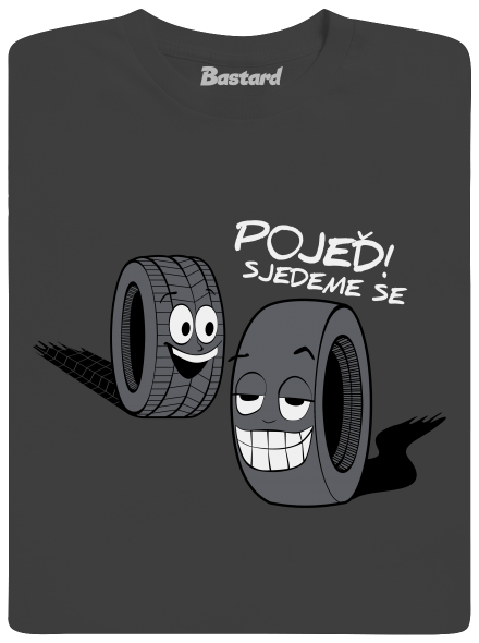 Pneumatiky pánské tričko Dark Grey