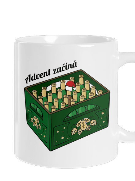 Advent začíná klasický hrnek White