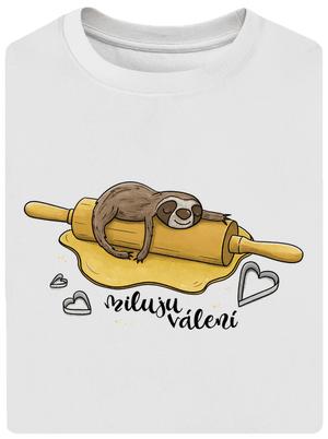 Miluju válení unisex tričko oversized White
