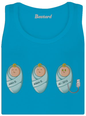 AI baby dámské tílko klasické Blue Atol