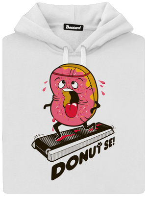 Donuť se dámská mikina klokanka White