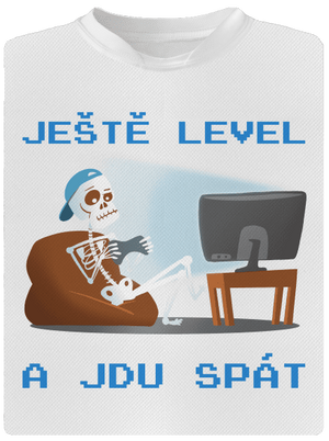 Ještě level pánské sportovní tričko White