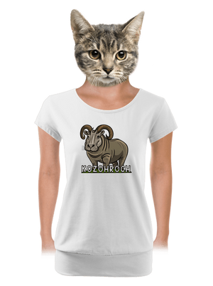 dámské tričko s lemem