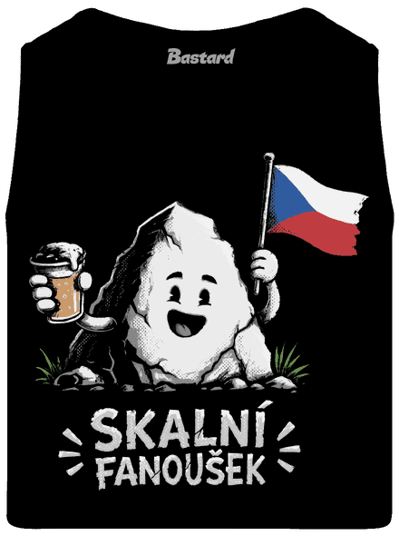 Největší skalní fanoušek pánské tílko Black