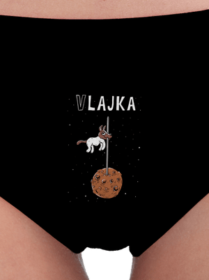 Vlajka dámské kalhotky Black