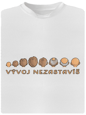 Vývoj nezastavíš dětské sportovní tričko White