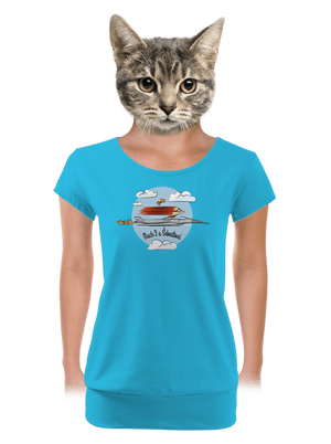 dámské tričko s lemem