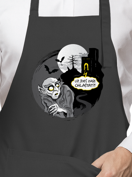 Nosferatu zástěra Dark Grey