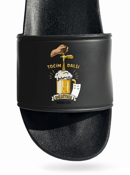 Točím další desítku pantofle Black