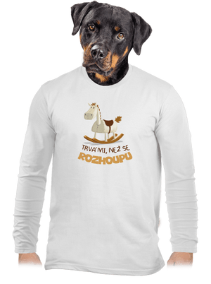 Než se rozhoupu pánské dlouhý rukáv White