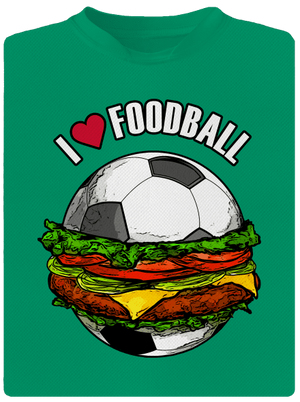 Foodball dětské sportovní tričko Kelly Green Mal