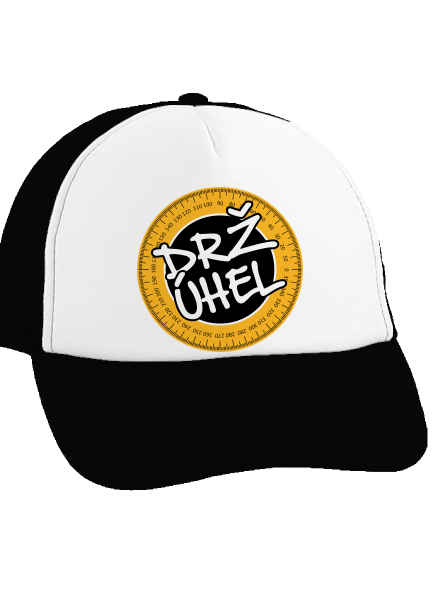 Drž úhel kšiltovka truckerka Black cap
