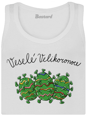 Veselé Velikoronoce dámské tílko klasické White