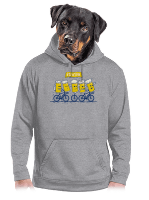 Pivoton pánská mikina klokanka Light Melange