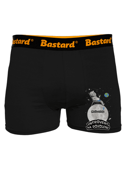 Introvert na dovolené boxerky Black
